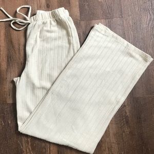 Vici Cream Flare leg lounge pants